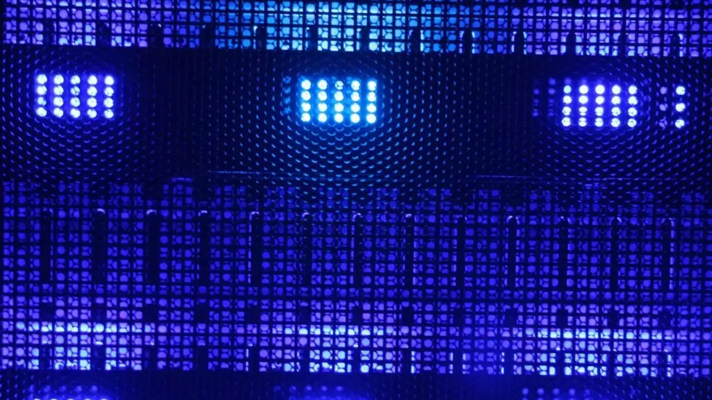 blue lights