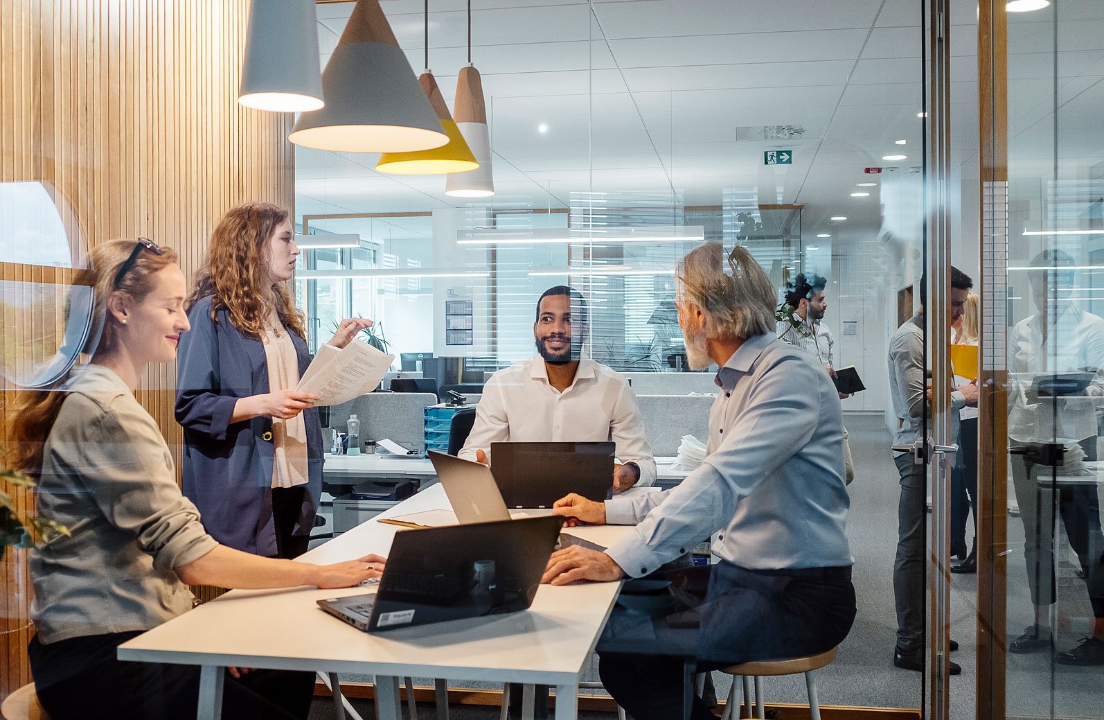Business People Having a Meeting