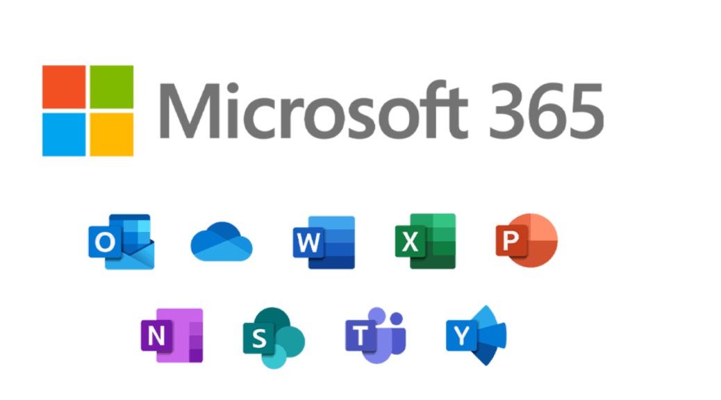 microsoft 365 apps logos