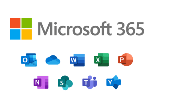 microsoft 365 apps logos