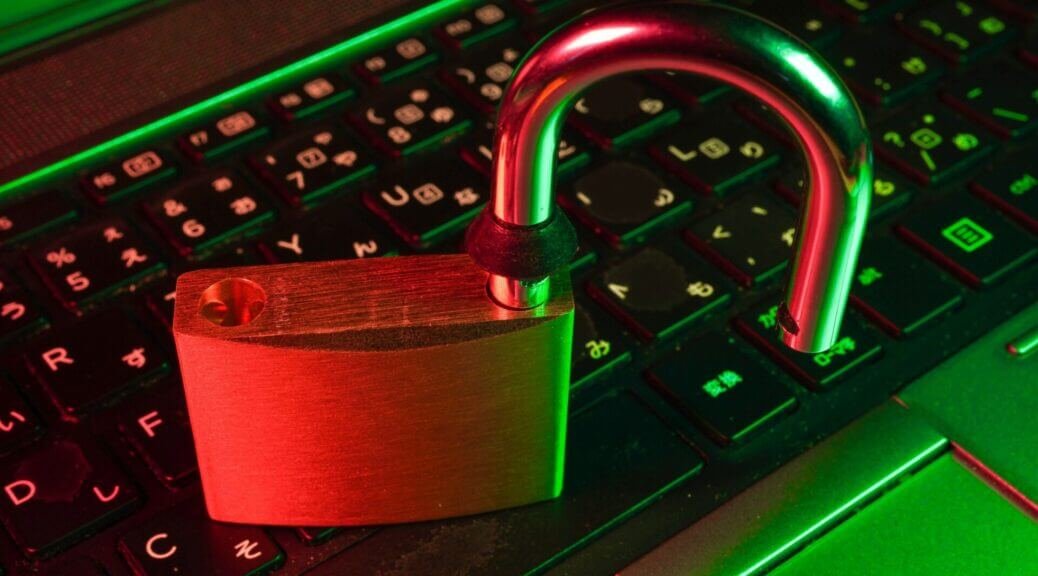 a keylock a laptop keyboard