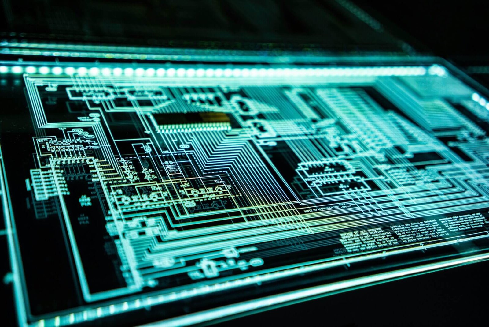 closeup photo of a chip